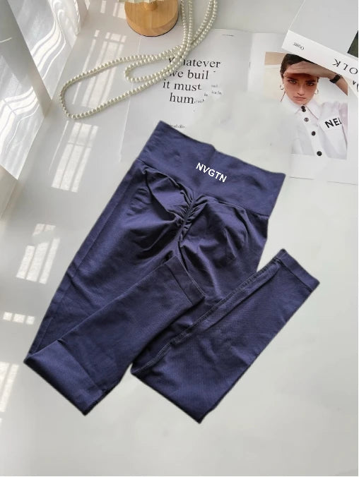 NEW Arrivals S-XL 10 Colors Summer High Quality Breathable High Elastic NVGTN Fitness Sports Fitness Yoga Pilates Cycling Pants Women Sports Clothing Supplies