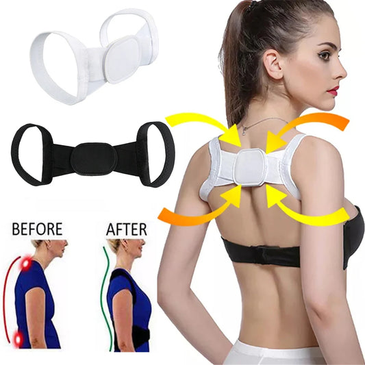 2pc Humpback Posture Correction Belt Adult Children Back Support Rug Corrector Anti Slouching Clavicle Shoulder Brace Corset H