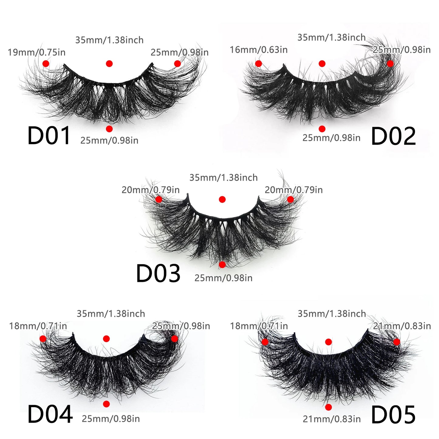 7 Pairs Fluffy False Eyelashes, Naturally Soft & Thick 9D Faux Mink Eyelashes , Enhance Eye Makeup