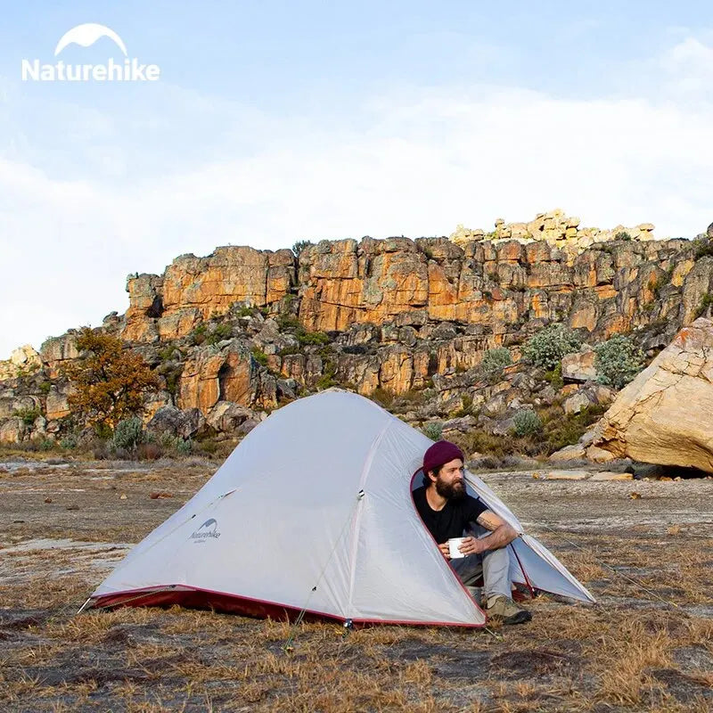2 Person Camping Tent Ultralight Waterproof Nylon Trekking Tents Hiking Backpacking Shelter Tent Outdoor Travel Tent