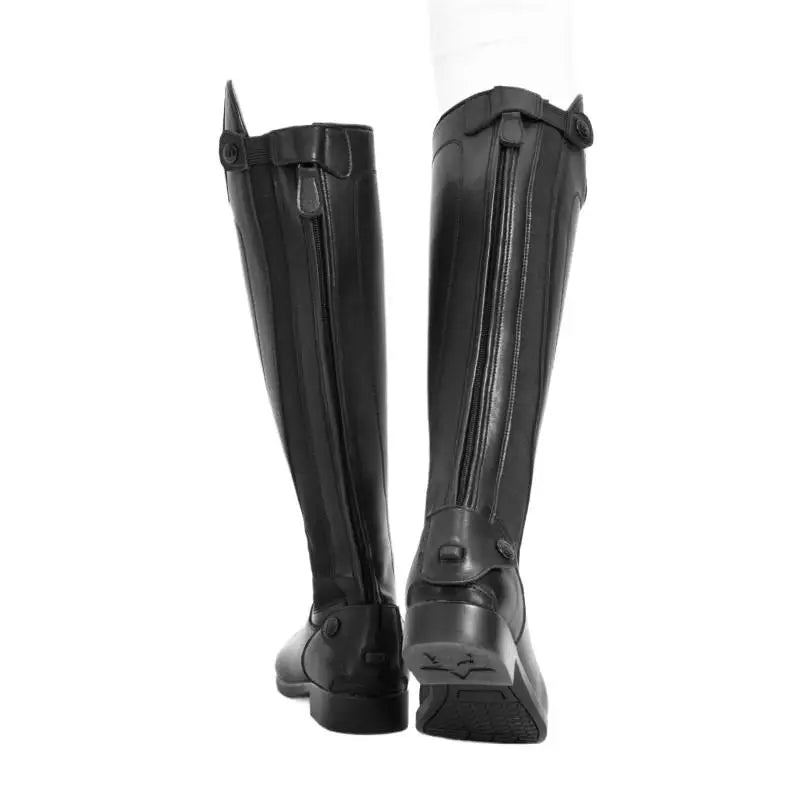 Riding Leather Boots 38-44 Size Cowhide Long Stretch Cowboy Men's and Women's Horse Riding Obstacle Boots Equestrian Footwear Supplies