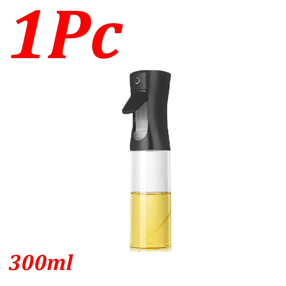 NEW Arrivals 4PCS Set Spray Oil Sprayer Dispenser Edible Olive Oil Spray 300/500ML Oil Sprayer Cooking Baking Vinegar Soy Sauce Spray Container Kitchen Accessories