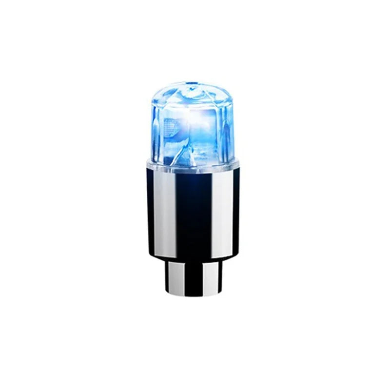 2-4PCS Bicycle Valve Light Bike Valve Lamp Seven Colors Tire Caps LED Lamps Flash Light Wheel Light For Cars Bikes Motorbikes