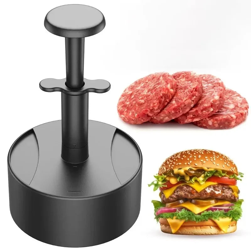Hamburger Press Patty Maker, Stuffed Burger Mold for Beef & Veggie Patties, Perfect for BBQ & Homemade Burger Cooking Tools Kitchen Accessories