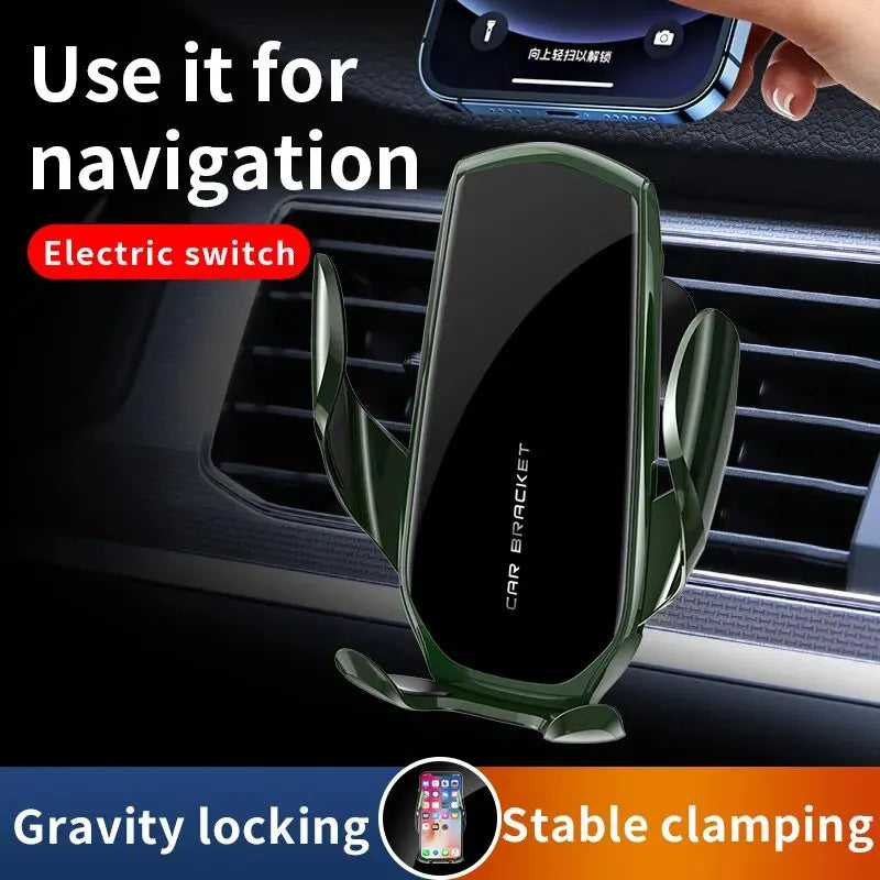 Car Phone Holder Stand Mobile Smartphone Air Vent Gravity Car Mount GPS Support in Car Bracket For iPhone Xiaomi Samsung Huawei