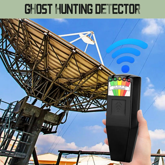 NEW Arrivals Electromagnetic Field Professional 5 LED EMF Meter Magnetic Field Detector Ghost Hunting Paranormal Equipment Tester Counter Spirit Box