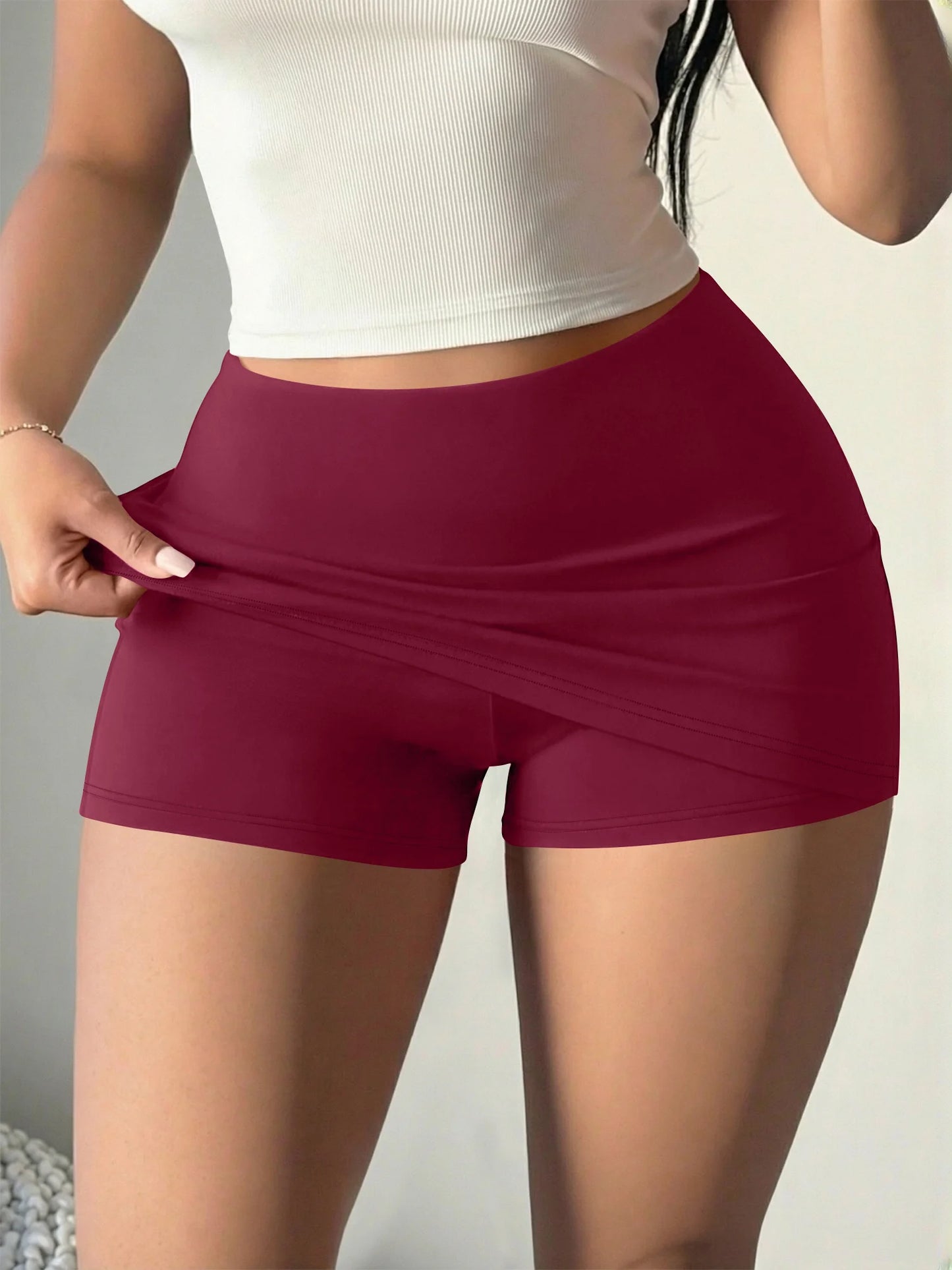 NEW Black/Burgundy Color UK S-XL Size Women's Sexy Mini Shorts Summer Spring Casual Clothing Supplies