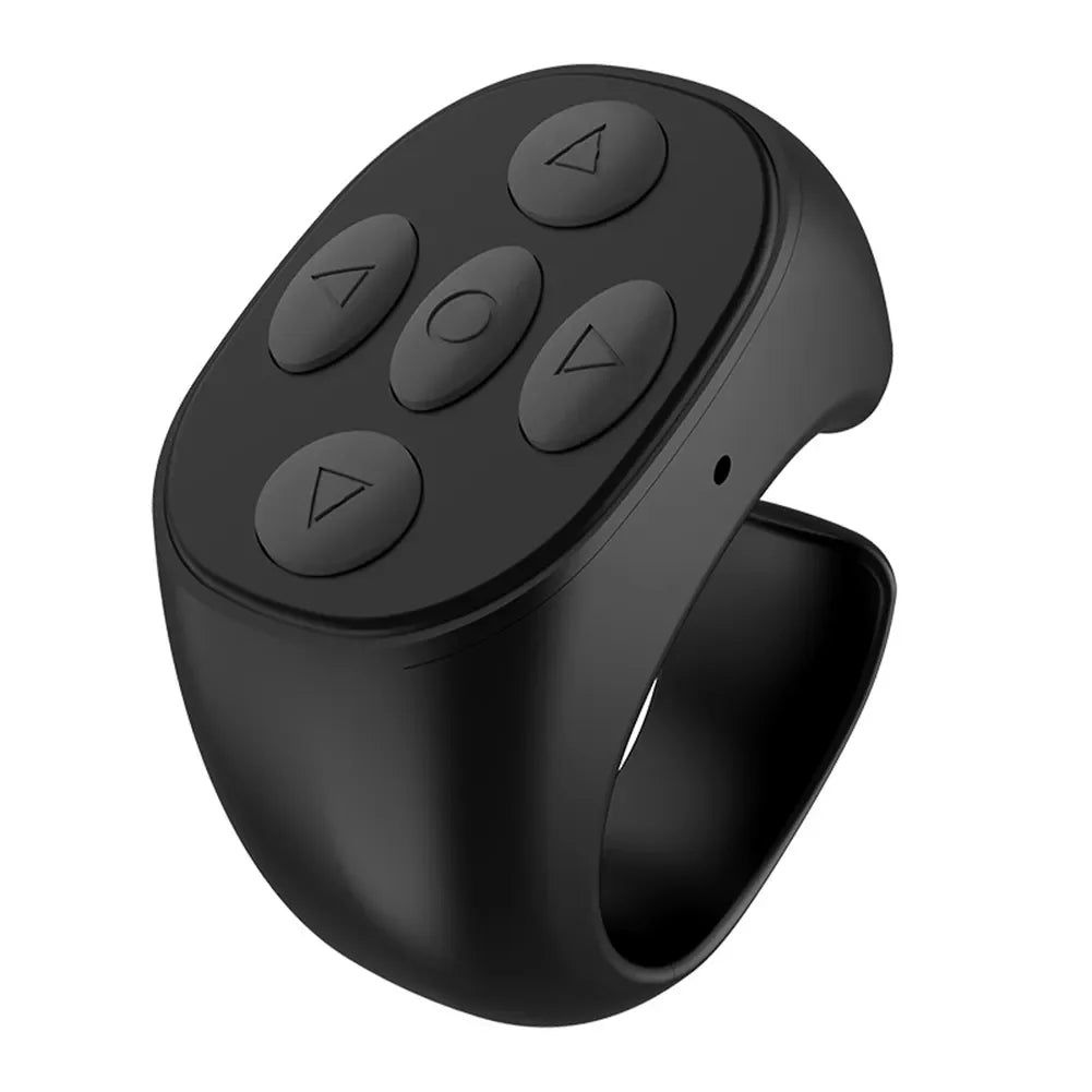 For Tik Tok Ring Remote Control Button Wireless Bluetooth-compatible Controller Fingertip Video Controller Automatic Page tool