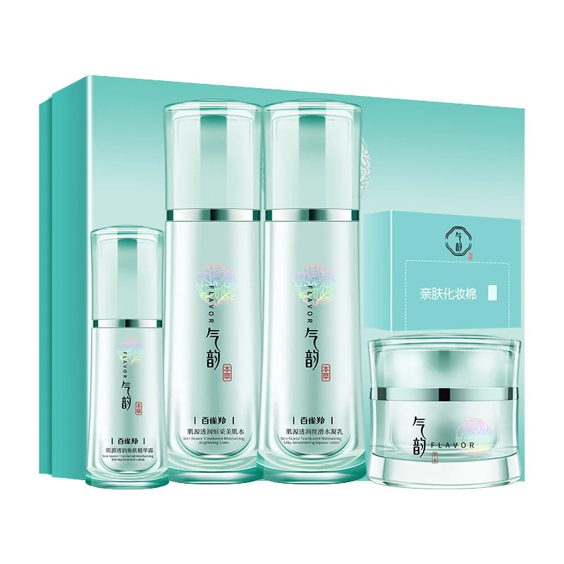 Original Korean Pechoin Flavor Qi Yun Translucent Enjoy Gift Box 4 Pcs Per Set Same As The Picture