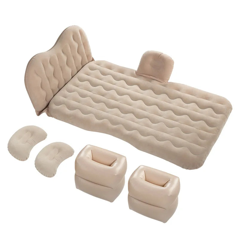 NEW Arrivals Outdoor Inflatable Furniture Car Back Seat Holiday Travel Mattress Thickened Portable Camping Bed Mat Home Living Sleeping Pad