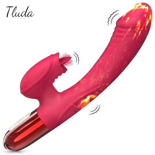 G-spot Vibrator for Women Clit Nipple Licking Clitoris Stimulator Adult Goods Sex Toys for Woman  Couple Female Masturbation