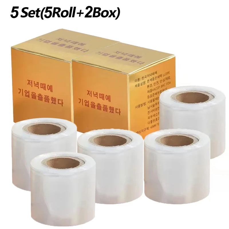 10 Rolls Set Tattoo Eyebrow Microblading Preservative Film Plastic Wrap 42mm*200m Tattoo Accessory Semi Permanent Make Up Supplies