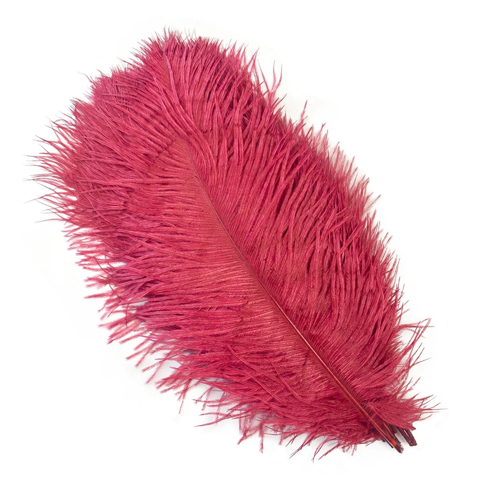 10 PCS Set 10 Colors Natural Ostrich Feathers Wedding Home Decor 30-35cm/40-45cm Ostrich Plumes Table Centerpiece Crafts