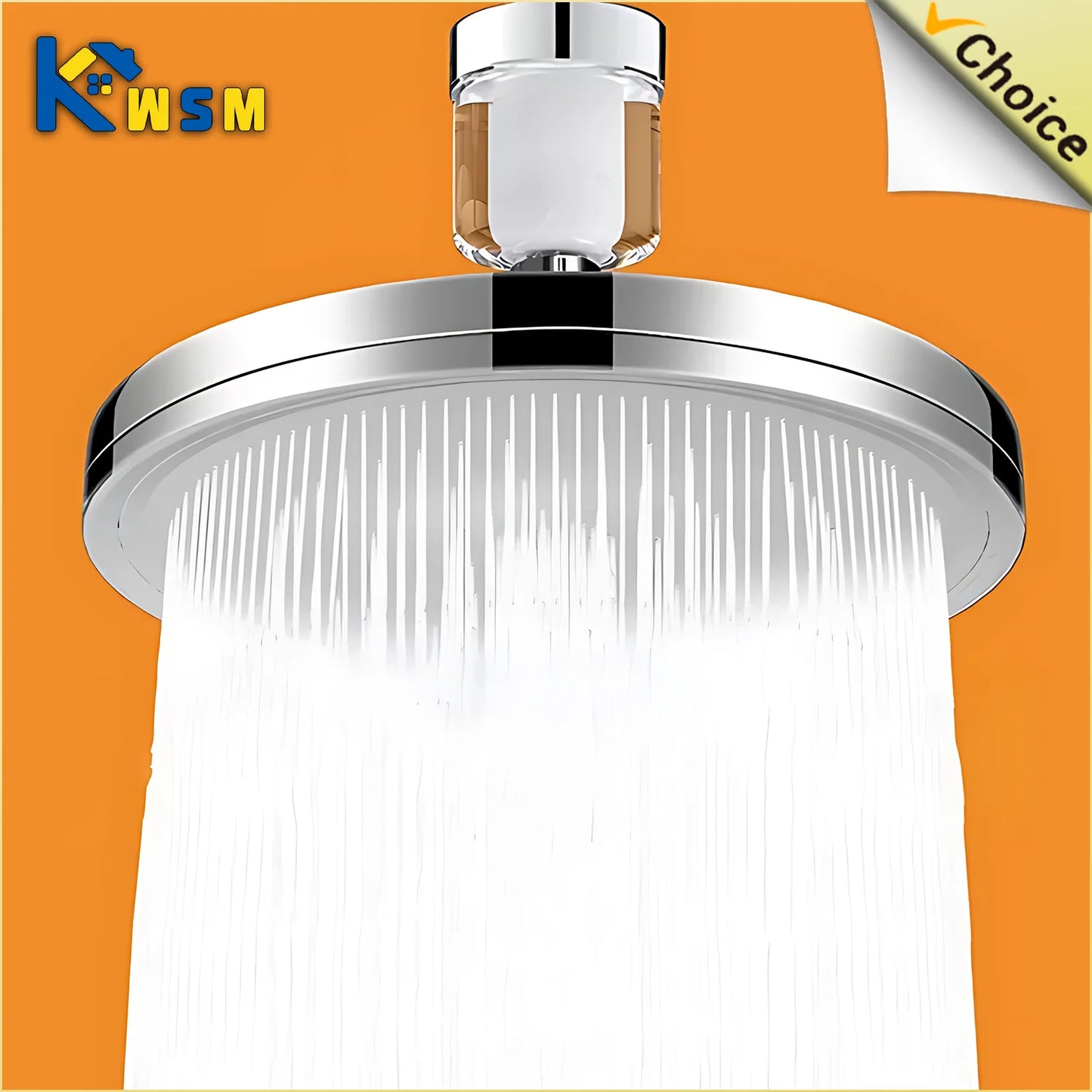 Six-Speed Adjustable Overhead Shower Head High Pressure Shower Head Booster Shower Shower Head Sets Bathroom Accessories