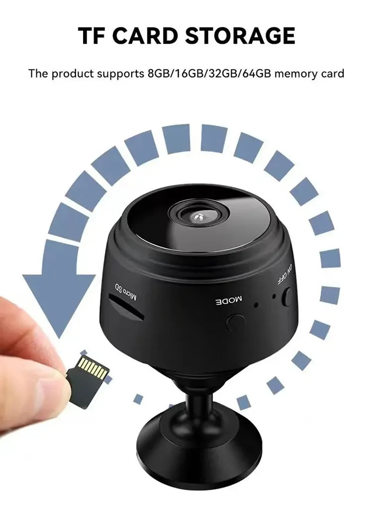 NEW Arrivals 4PCS Set  A9 Mini Camera Wi-Fi Wireless Security Protection Remote Monitor Camcorders Video Surveillance Smart Home Mini Cam HD Camera Home Security Supplies