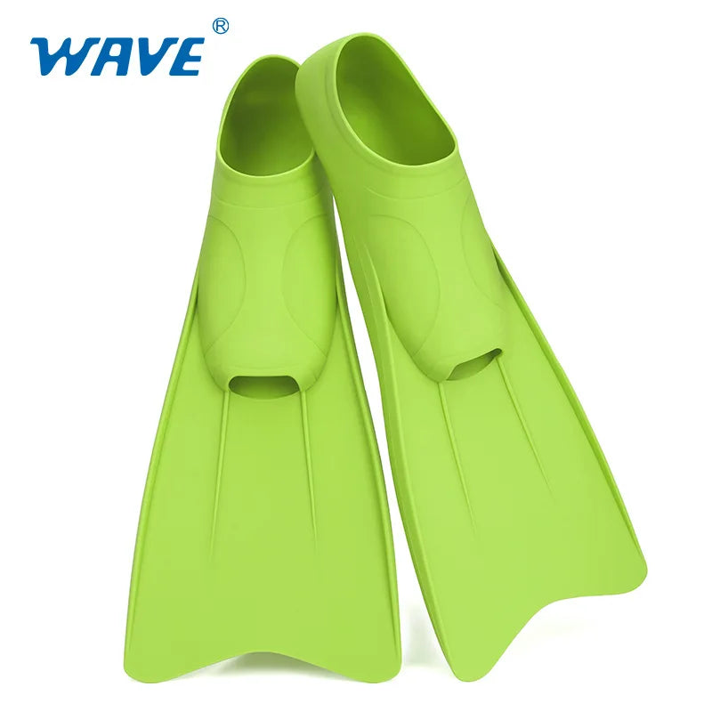 Adults and Kids 33-44 Size Professional Silicone Fins Swim Training Snorkel Short Diving Flippers Frog Shoes Men Women Breaststroke Free Snorkeling  Swimming Accessories Water Sports Supplies
