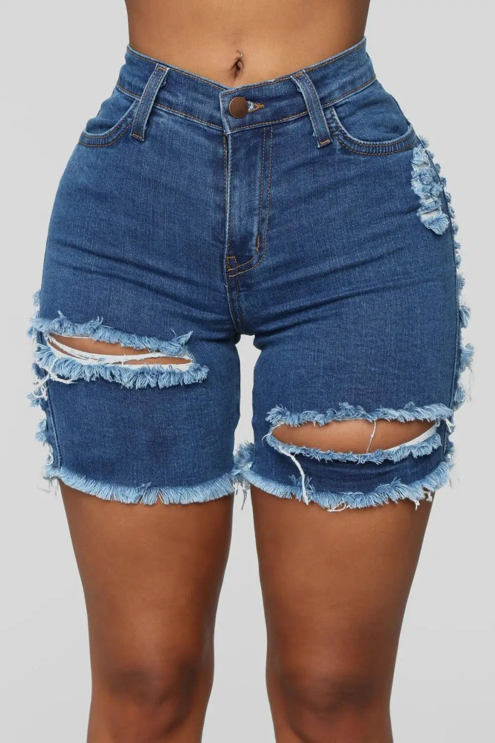 NEW!!!!  S - 2XL Summer Ripped Denim Jean Shorts Woman Trendy Fashion Sexy High Waist Jeans Shorts Street Hipster Shorts Clothes
