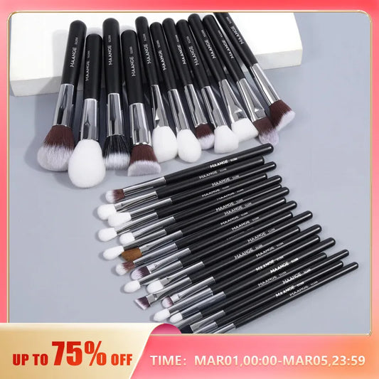 30PCs Professional Makeup Brushes Set Cosmetic Beauty Tools Foundation Eyeshadow Concealer Blend Brushes Fluffy Bristle Powder