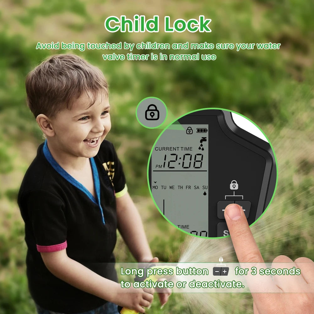 WiFi Timer Smart Dual Water Timer Garden Farm Irrigation Controller Program Timer  Irrigation Timed Watering Valve