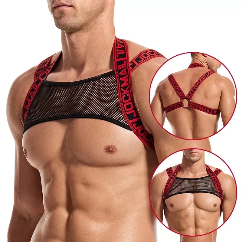 Harness Straps Body Bondage Costume Elastic Mens Sexy Lingerie Men Nightclub Erotic Hollow Out Performance Costume Clothing #905