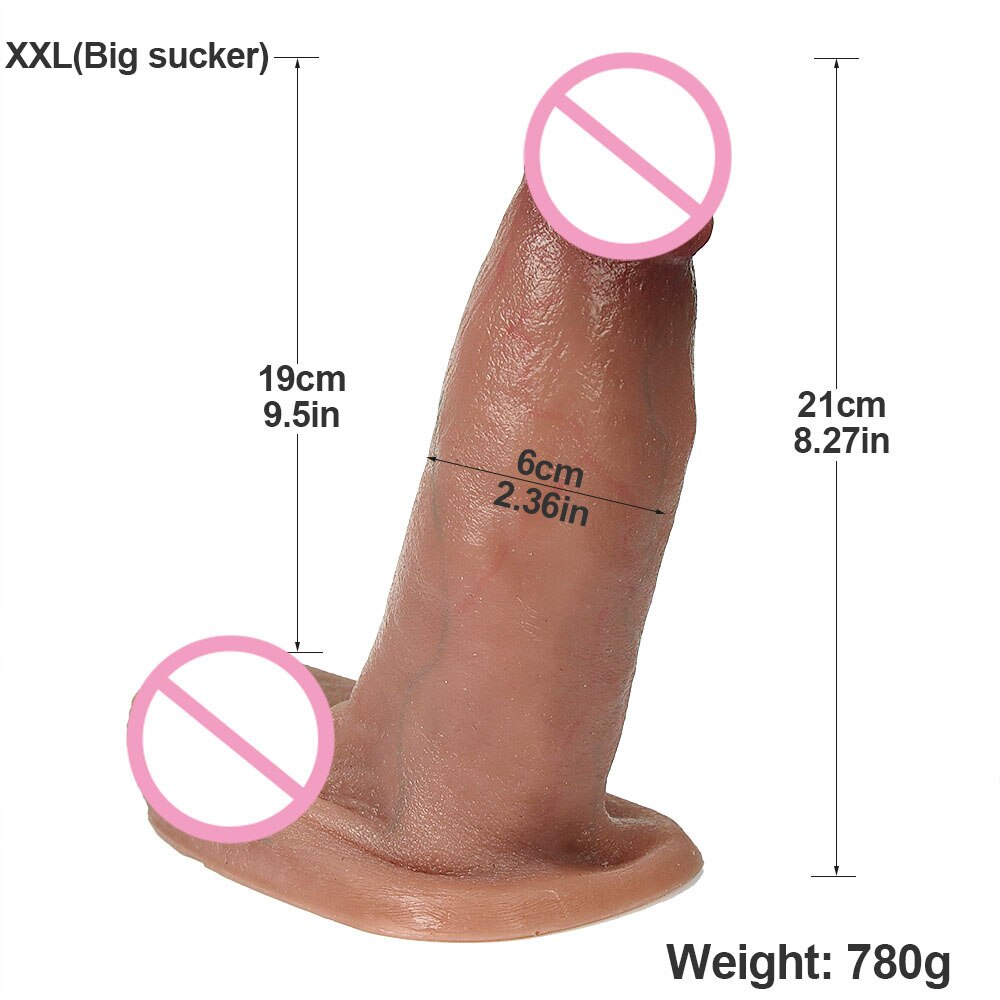 XXL Big Realistic Dildo Shop Soft Material Huge Penis with Suction Cup Sex Toys for Woman Strapon Female Masturbations Sexy Cock