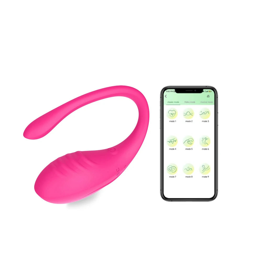 Wireless Bluetooth Women Control App Vibrating Egg G-spot Clitoris Vagina Masturbator Wearable in Panties Fidget Vibrator Sex Toys Supplies for Women Endless Pleasure Masturbation18+ Sex Shop Products