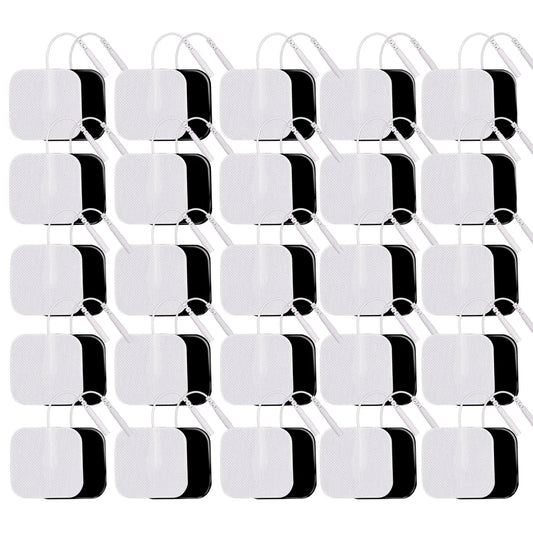 NEW Arrivals 10/20/50/100PCS 4×4cm/5×5cm TENS Electrode Pads Massager Electrodes Patch For Acupuncture Pulse EMS Muscle Stimulator Sticker Health Care Supplies
