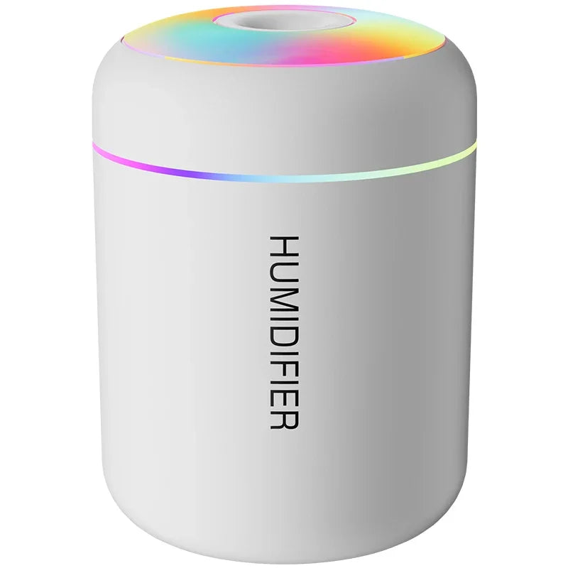NEW 180ML Mini Air Humidifier USB Electric Aroma Diffuser Essential Oil Purifier Aromatherapy Mist Maker Lights For Car Home Bedroom Living Room Bathroom Accessories
