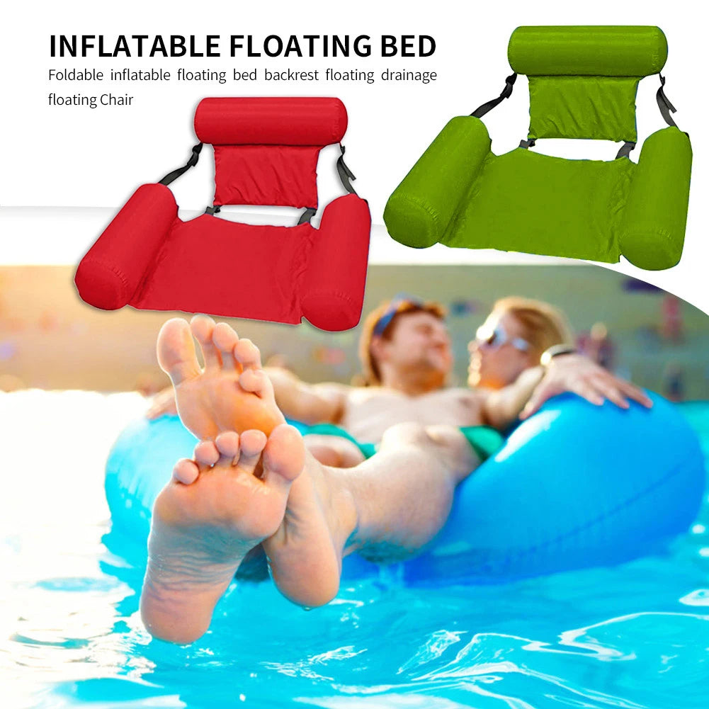 Inflatable Mattress Water Swimming Pool Accessories Hammock Lounge Chairs Pool Float Water Sports Toys Float Mat Pool Toys