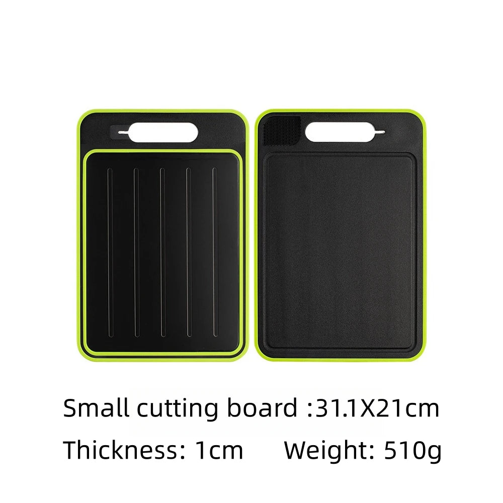 Kitchen Thawing Large Size Cutting Board Defrosting Function Physical Thawing Chopping Board Kitchen Garlic Grinding Tools Knife Sharpener Kitchenware Accessories