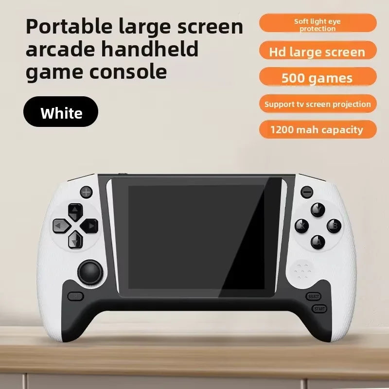 NEW Arrivals  SF3500 Retro Handheld Video Game Console Linux System 5.0 Inch 854*480 IPS Screen 3000mAh Portable Pocket Video Player Games