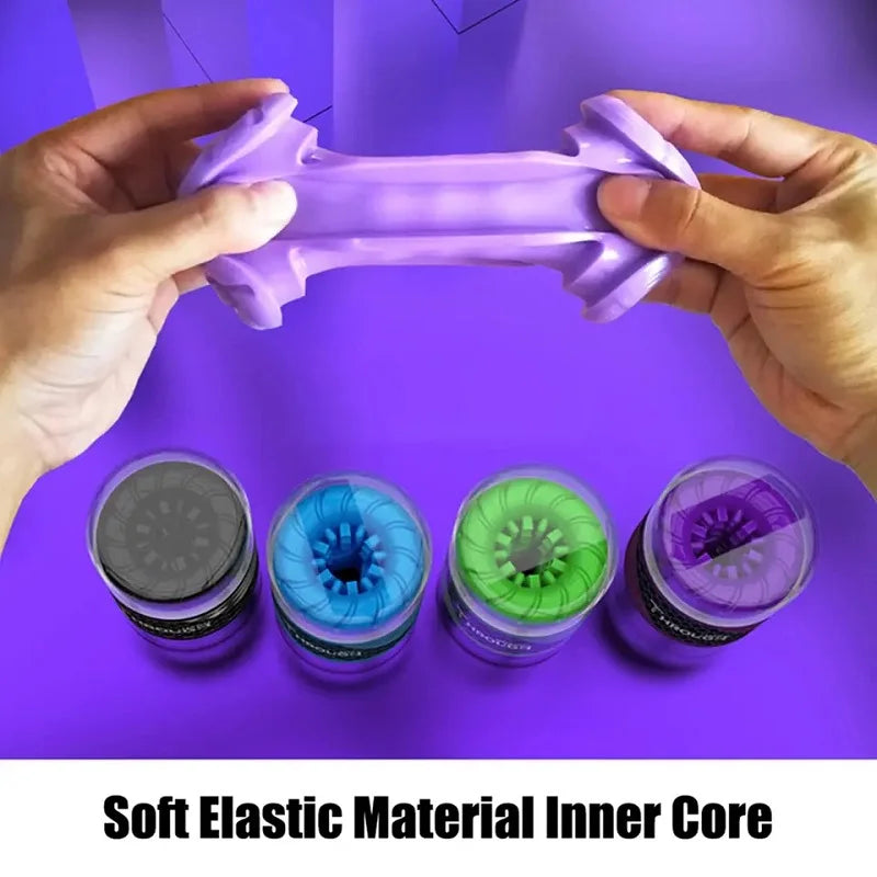 Adult Mini portable double-headed airplane cup male masturbator invisible through training penis exerciser sperm cup adult supplies