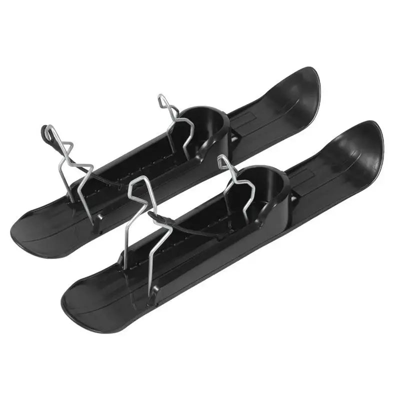 Snow Skis Set Outdoor Iced Roads Anti-Slip Training for Baby Strollers Wheelchairs Cycling Skiing Sled Portable Balanced Scooter For Ski Resorts Golf Carts Strollers