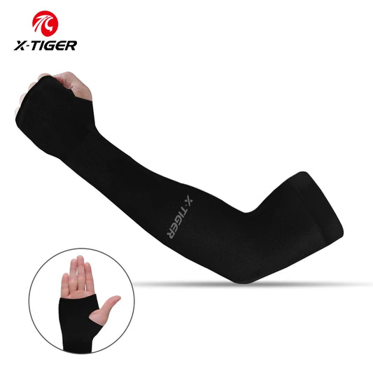 Cycling Arm Warmer Summer Ice Fabric Running Cycling Sleeves Unisex Breathable Sun Protection Volleyball Cuffs Covers