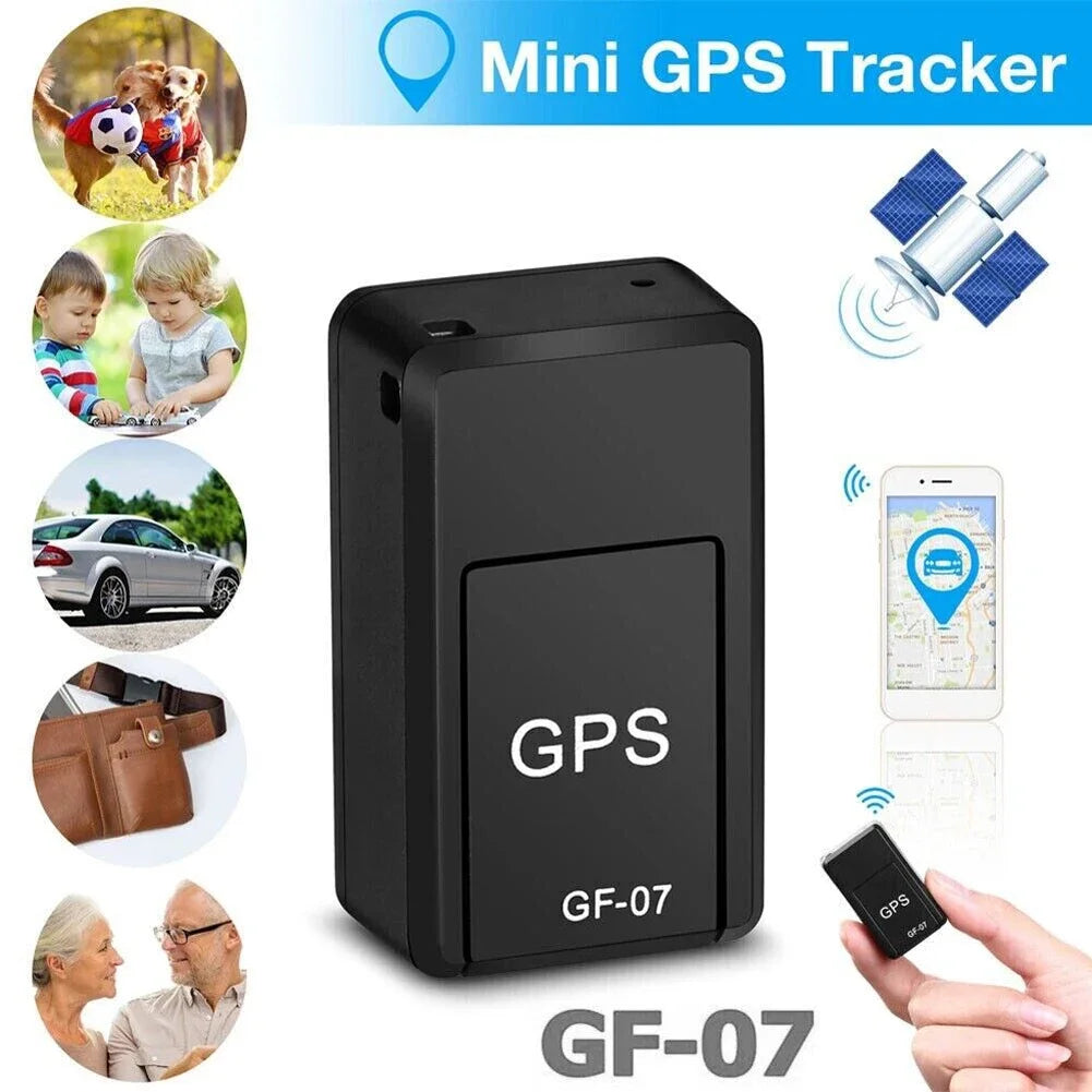 8-10PCS GF-07 Mini GPS Car Tracker Real Time Tracking Anti-Theft Anti-lost Locator Strong Magnetic Mount SIM Message Positioner