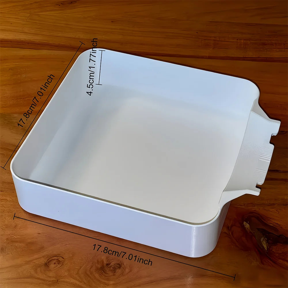 Washing Machine Drain Water Collection Tray, No Overflow, Lint Filter and Foreign Object Collection Drip Tray, Clean Laundry Room Water Collection Box