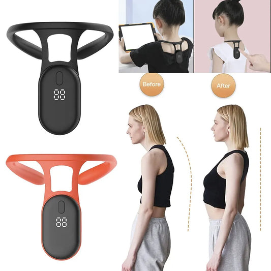 NEW Arrivals Smart Posture Corrector Micro Vibration Posture Training Reminder Sensor Back Posture Neck Hump Corrector for Adult Kids Health Care Supplies