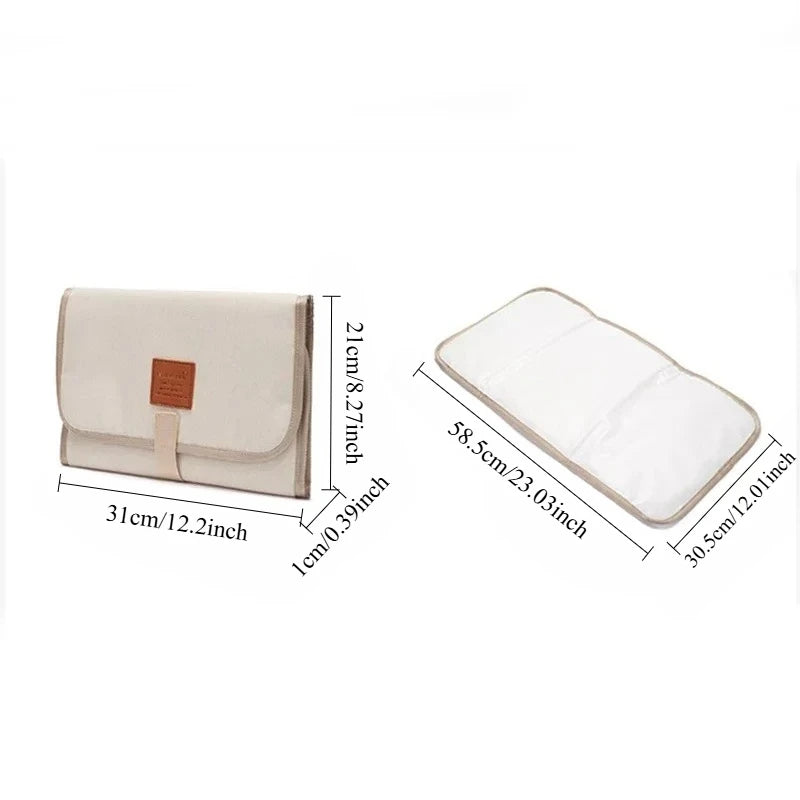 Babies Infants Outdoor Travel Portable Diaper Mat, Baby Changing Table Mat, Light, Thin and Foldable, Suitable for Gentle Hand Washing | Baby Care Products.