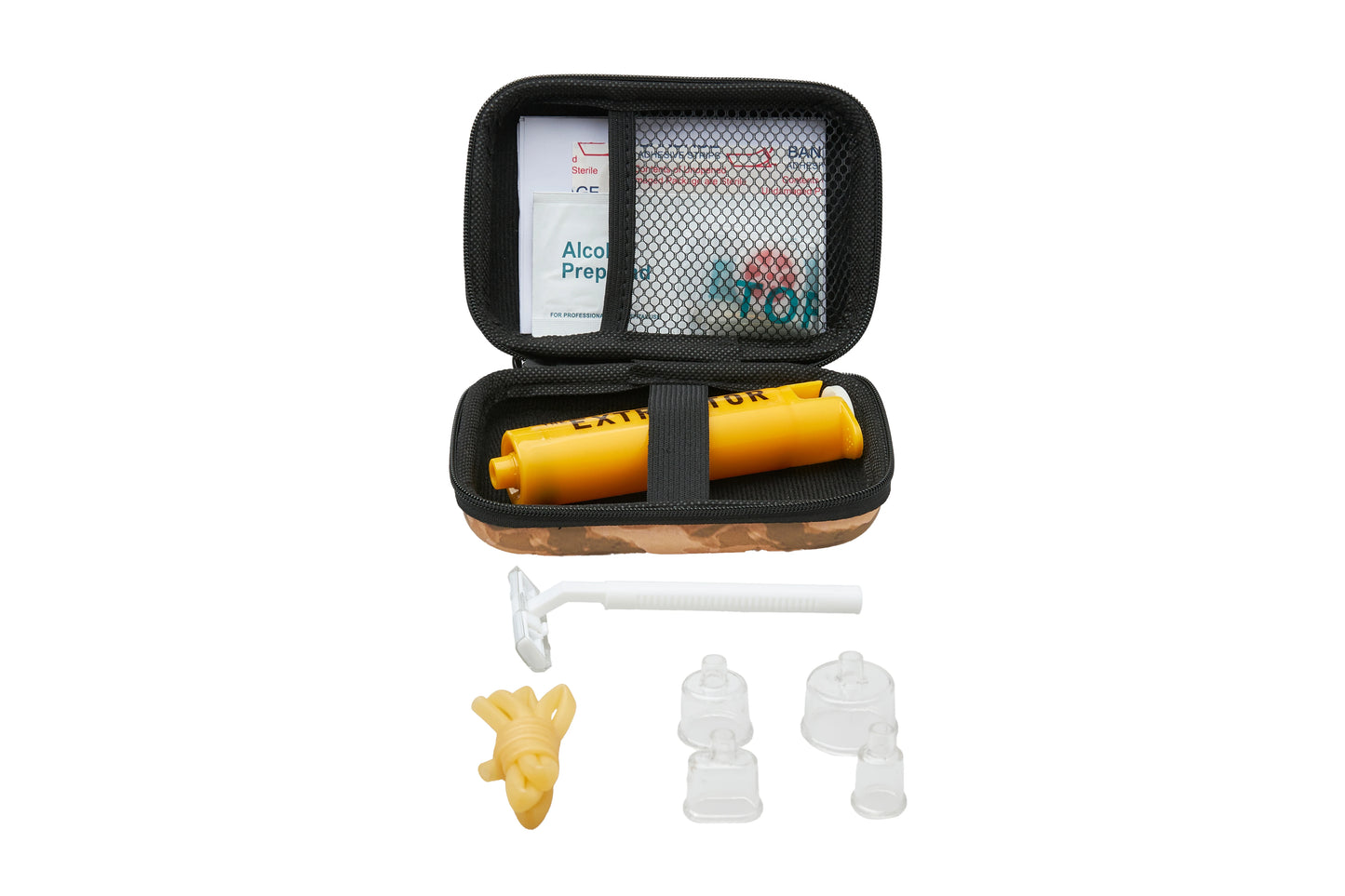 NEW Full Set Outdoor Snake Wasp Venom Insect  Bite Vacuum Venom Extractor Wild Venomous Bee Bites Vacuum Detox Pump Survival Rescue Camping First Aid Accessories