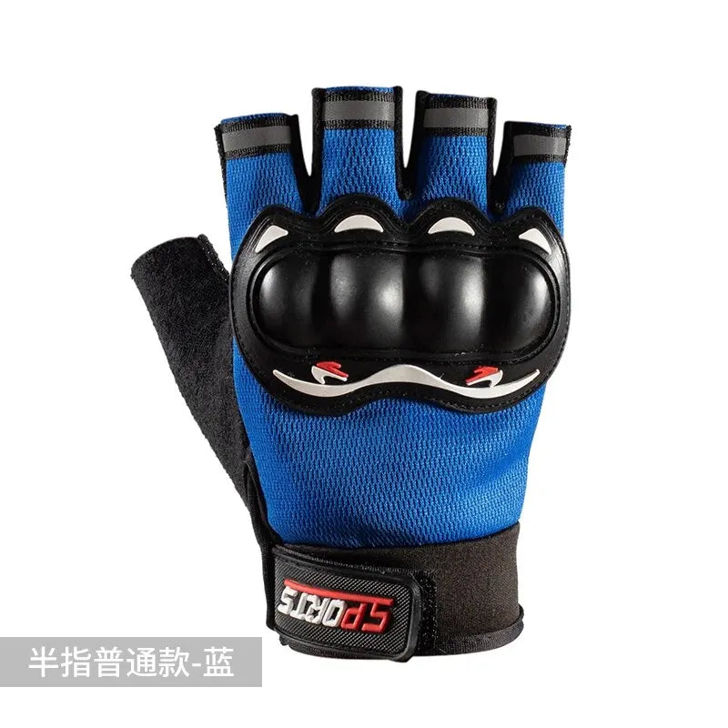 Motorcycle Gloves Breathable Closed Finger Racing Gloves for Outdoor Sports Crossbike Riding Men's Motorcycle Gloves