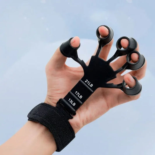 New Silicone Finger Trainer 5 Finger Wrist Stretcher Finger Strength Recovery Flexion and Extension Vein Trainer Sports