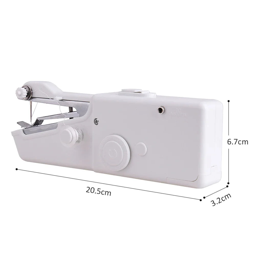 Portable Mini Sewing Machines Needlework Cordless Hand-Held Clothes Useful Portable Sewing Machines Handwork Tools Accessories