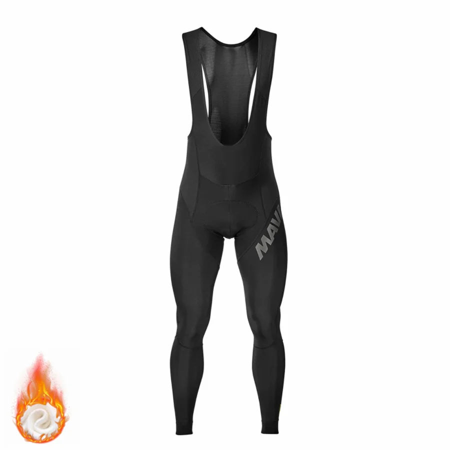 NEW Arrivals S-4XL Plus Size 6 Options Women Men Warm Winter Thermal Fleece Cycling Long Bicycle Bib Pants 19D Gel Pad Bike Bib Tights MTB Women Men Sports Apparel Supplies