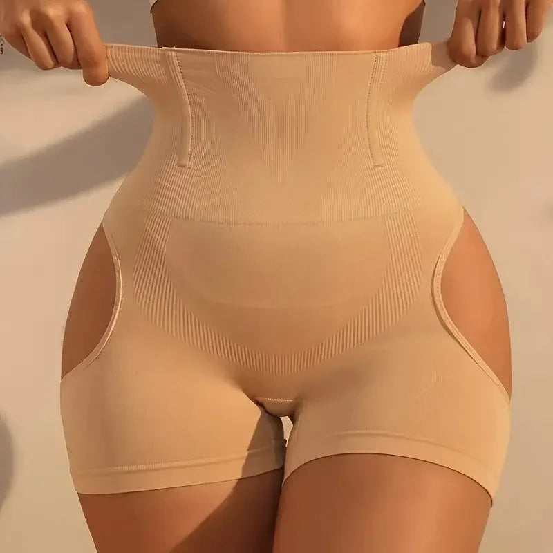 Black/Beige Color Women's Butt Lifter Shapewear Sexy Show Buttocks Body Shaper Hip Enhancer Tummy Control Panties Seamless Shorts Slimming Underwear