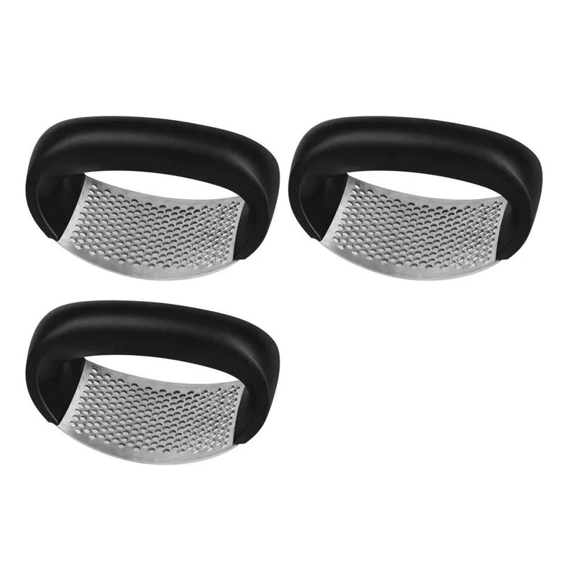 NEW Arrivals 6 PCS Set Stainless Steel Garlic Press Crusher Manual Garlic Mincer Chopping Garlic Fruit Vegetable Tools Kitchen Accessories