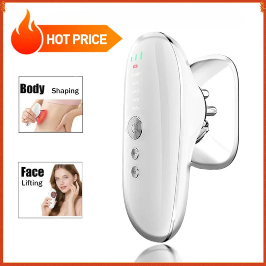 NEW Arrivals 2 in 1 Electric Cellulite Massager Body Sculpting Machine for Leg Abdomen Waist Arm Microcurrent Facial Device for Skin Care