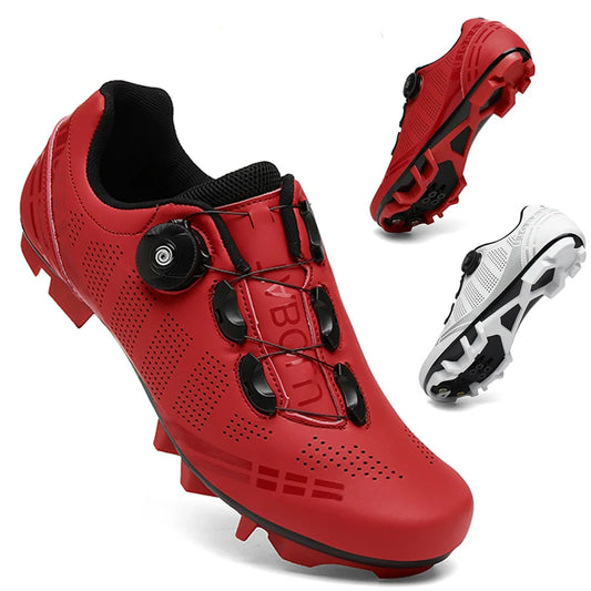 Cycling MTB Shoes with cleats Men Route Cleat Road Bike Speed Flat Sneaker Racing Women Bicycle Mountain Spd Biking Footwear