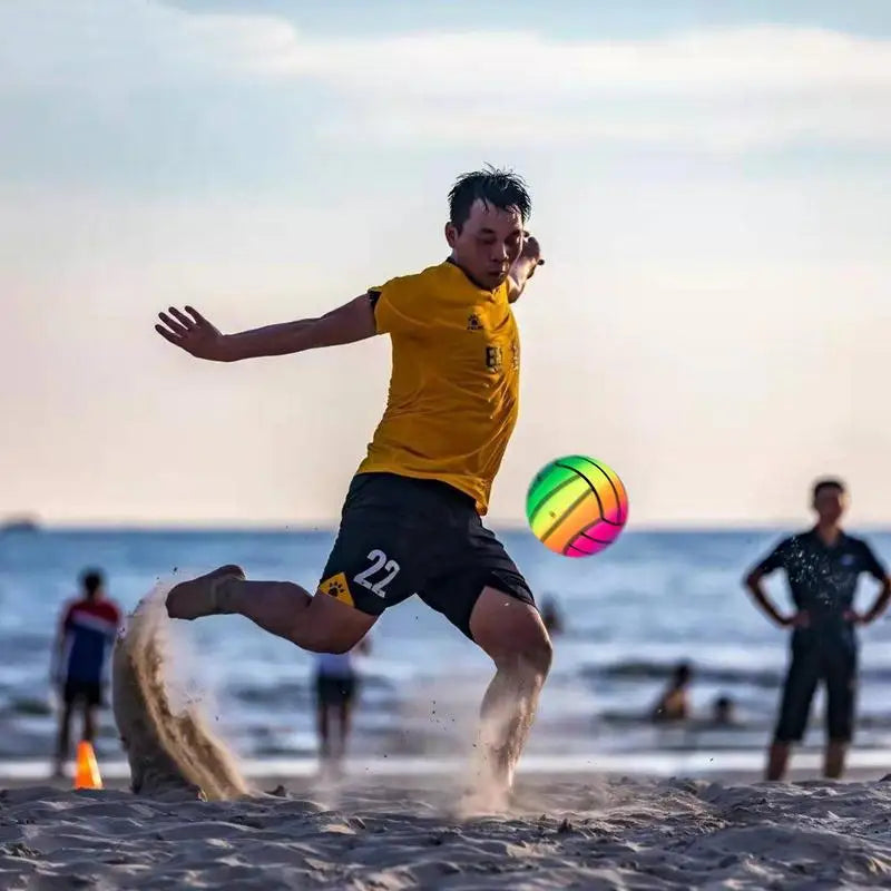 NEW Arrivals Professional Set Volleyball Kit Net Heavy Duty Sports Net Badminton Net Rack Volleyball Nets With Storage Bag + Stands Outdoor Camping Beach Volley Accessories Sports Supplies