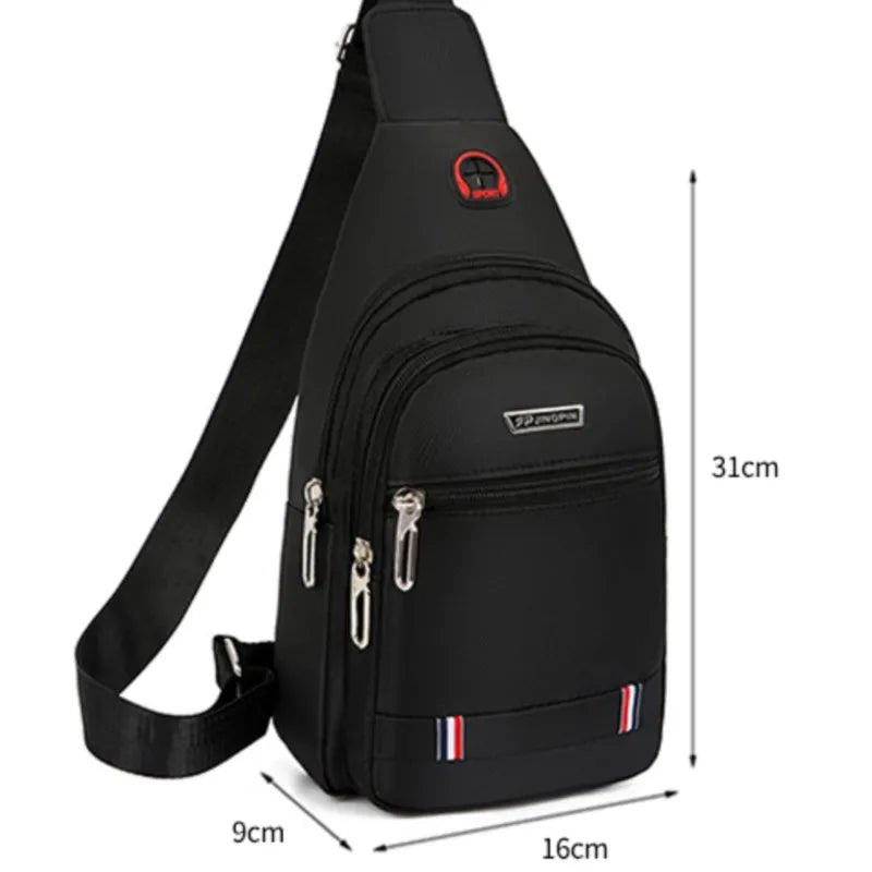 Leisure AUDI Car Backpack One-Shoulder Messenger Bag Chest Bag For Audi A3 A1 A4 B8 B7 A6 C7 A5 A7 A8 B9 B6 C6 Q2 Q3 Q5Q7