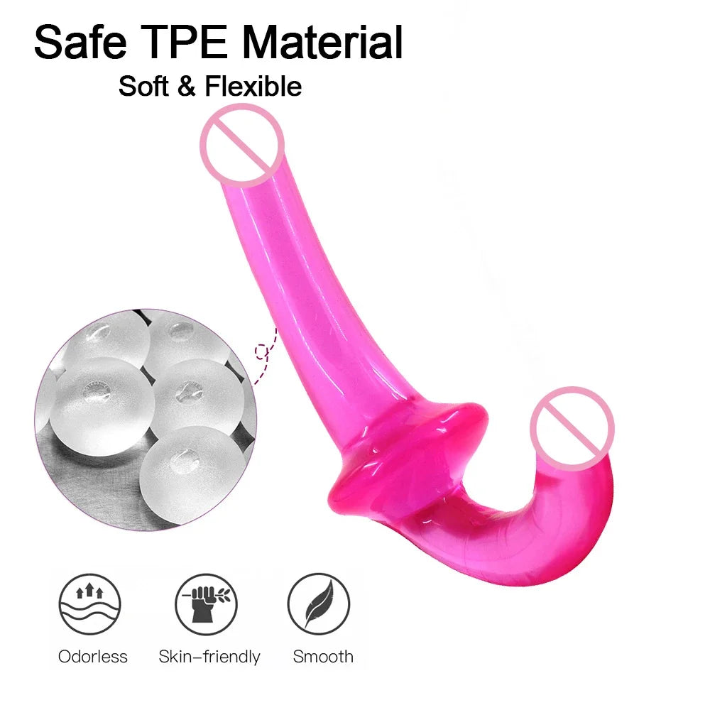 Double Strapon Dildo G Spot Vagina Stimulator Erotic Strapless Dildos For Women Anal Toys For Adults Sex Toys For Lesbian